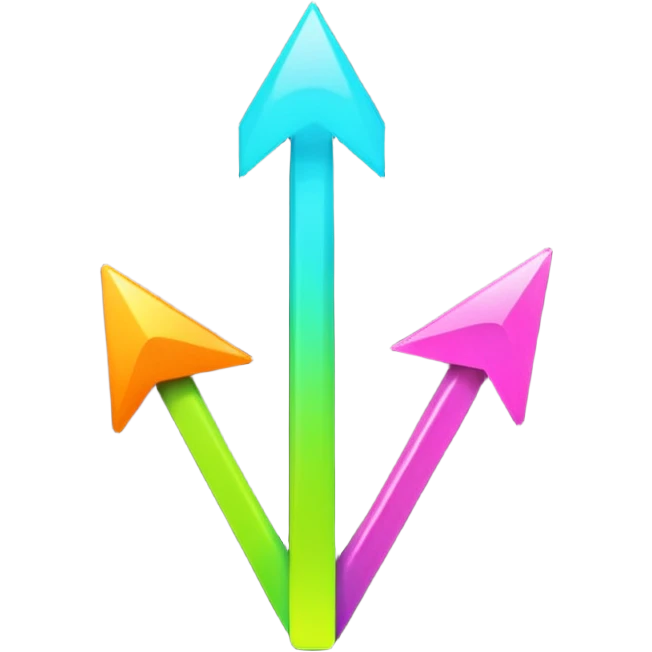 The word This with arrows pointing upwards emoji