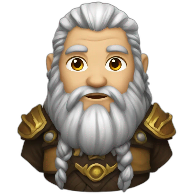 Mountain dwarf cleric emoji