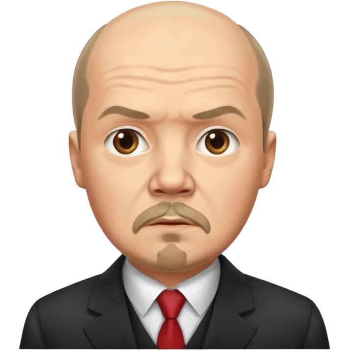 Реалистичный удивленный Ленин emoji