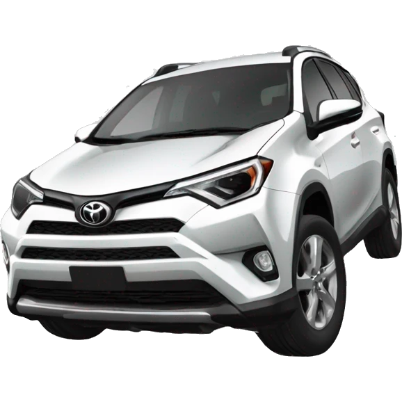 toyota RAV4 2020 white  emoji