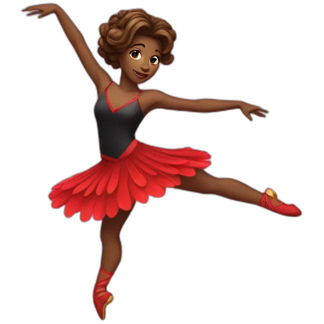 Heart dancer emoji