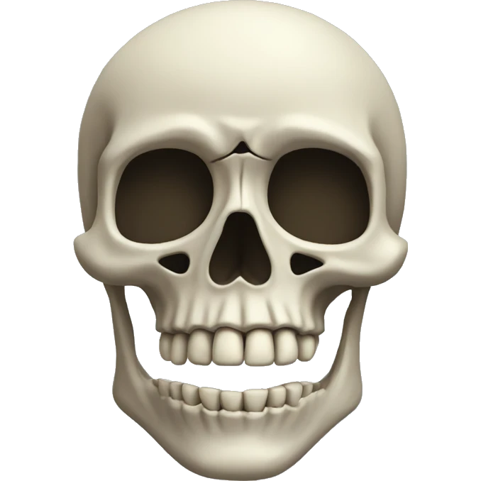  Skeleton head  emoji
