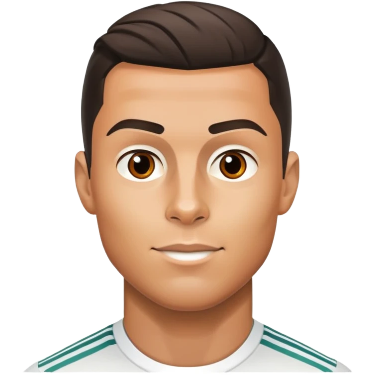 Cristiano Ronaldo's face emoji