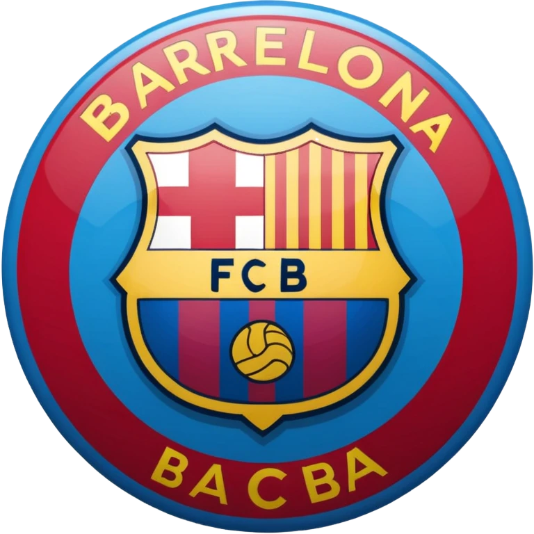 Fc Barcelona logo imoji emoji