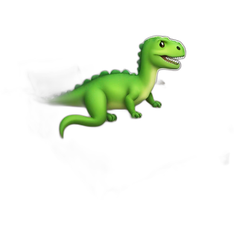dinosaur sleeping on bed emoji