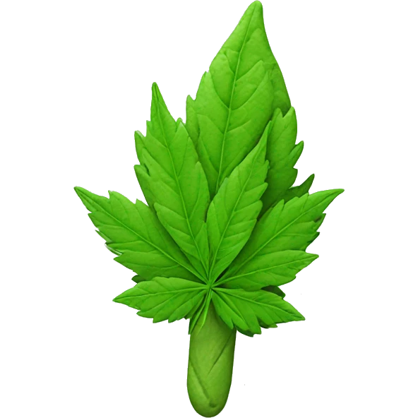 Weed joint emoji
