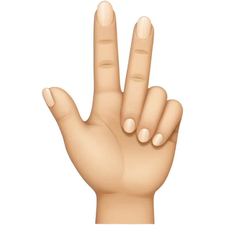 Contar con los dedos (dos) emoji