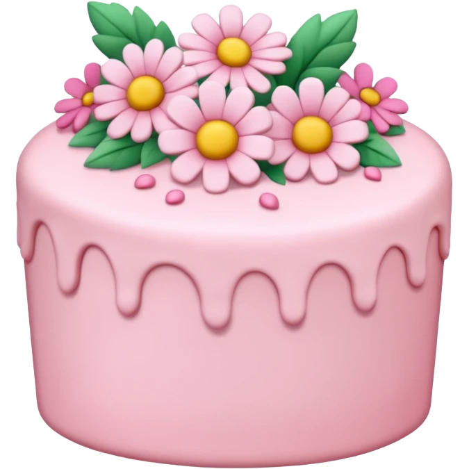 Soft pink cake emoji