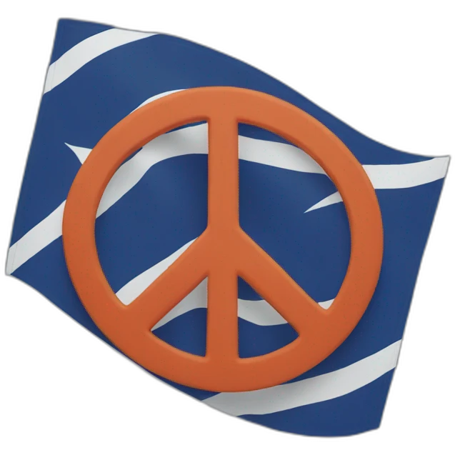 Peace flag emoji