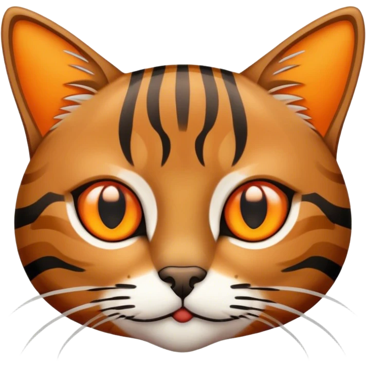 brown tabby cat emoji
