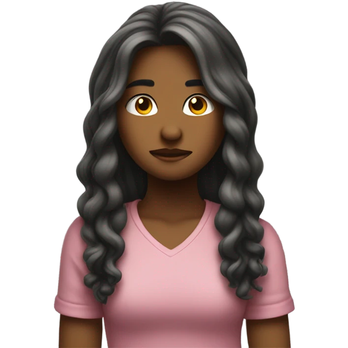 GIRL SHAKING HER HEAD NO emoji