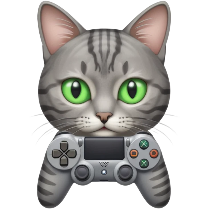 cat homme-avec-manette-ps4 emoji