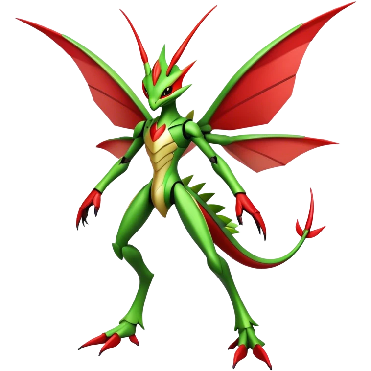 Cool Edgy Shiny Futuristic Ethereal Legendary Scizor-Kartana-Digimon-Schyther-Flygon-hybrid full body emoji