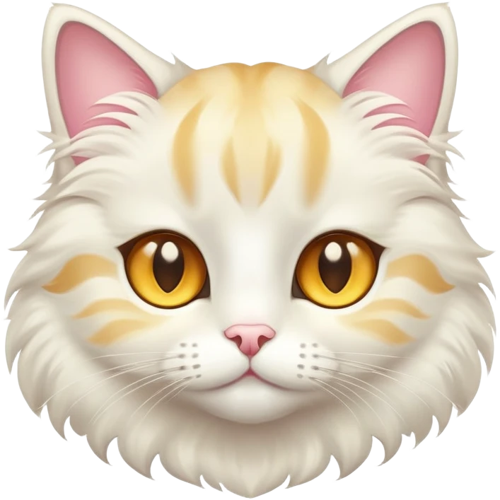 Golden white Cat emoji