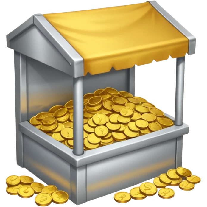 Stall with Coins  emoji