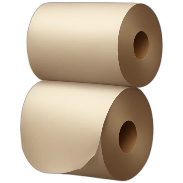 brown toilet paper emoji