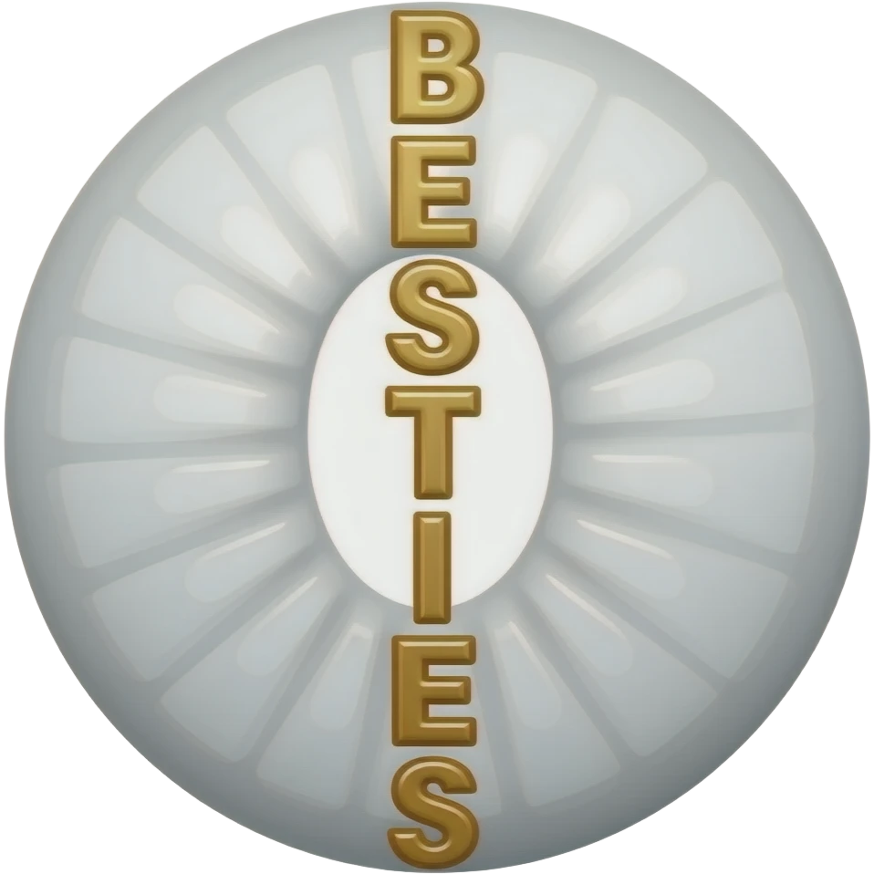 BESTIES VERTICAL LETTERS emoji