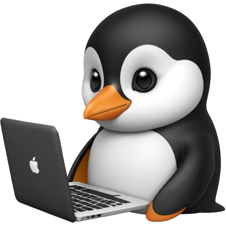 yeah thats nice now convert it into pengeuin with his laptop
 emoji