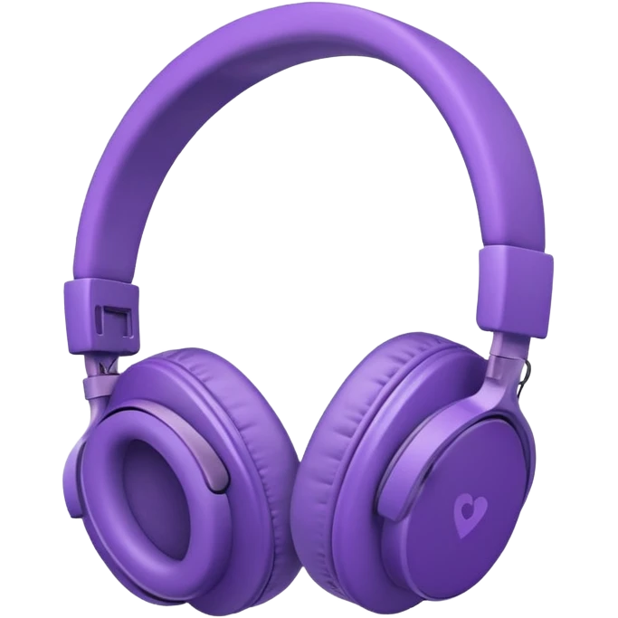 purble headphone emoji
