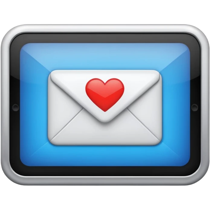 Email that says “EMT” on it emoji
