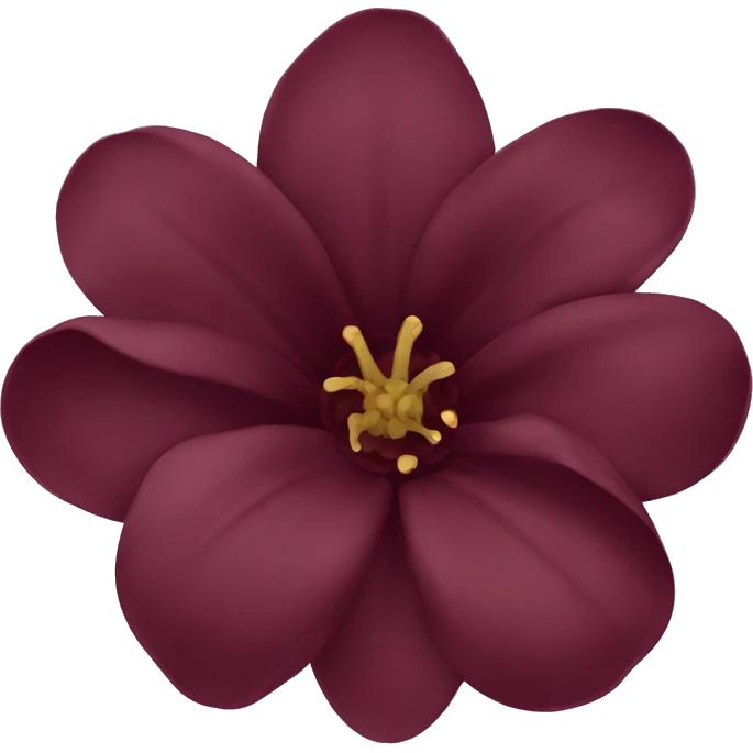 Burgundy flower  emoji