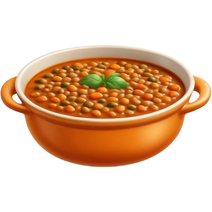 Cinematic Realistic Dal Dish Emoji, featuring a hearty lentil stew with aromatic spices rendered with lifelike textures and warm, comforting lighting. emoji
