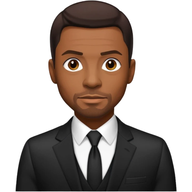 Keith Sweat (b.1961) with dark brown hair emoji