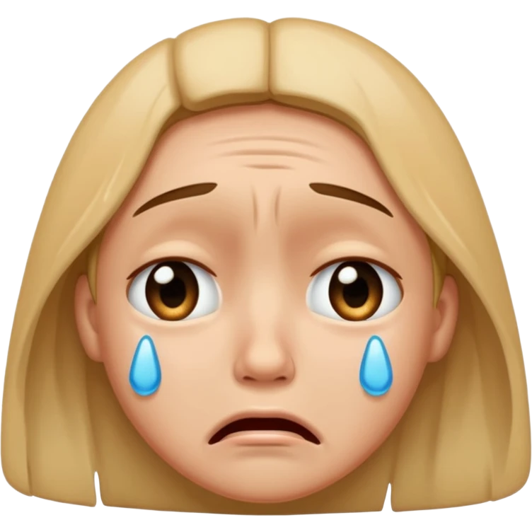 crying face emoji