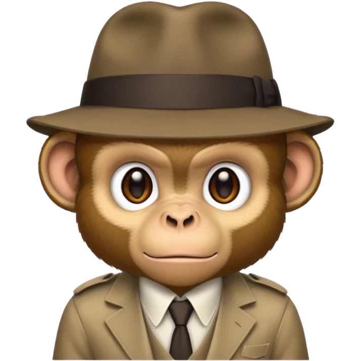 gangester monkey emoji