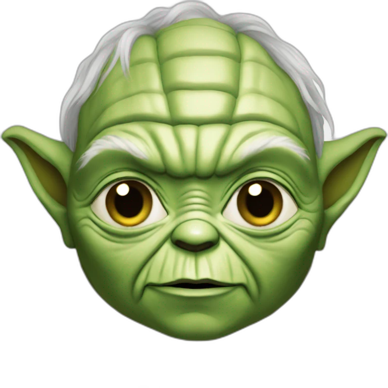Yoda qui dors emoji