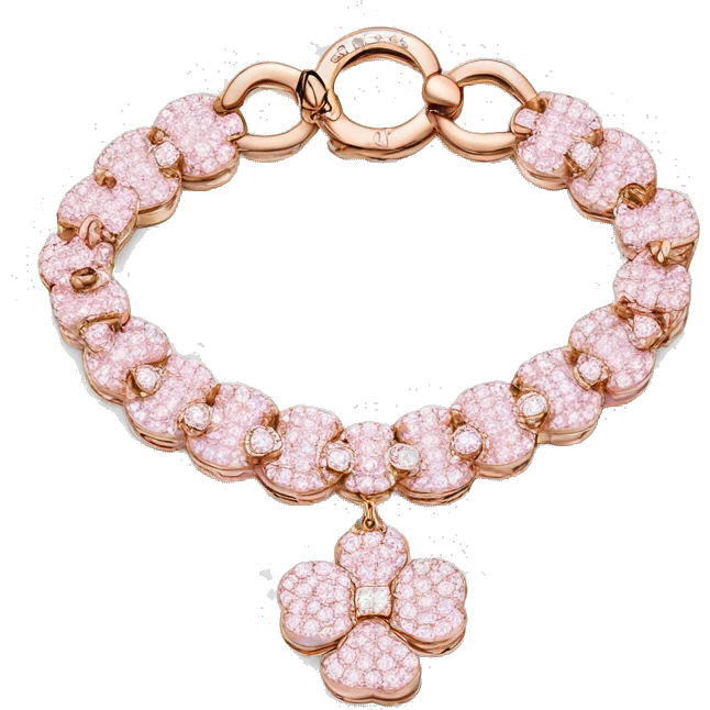 Pink van cleef diamond bracelet emoji