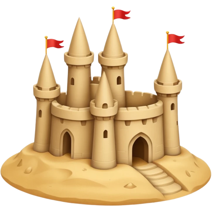 sand castle emoji