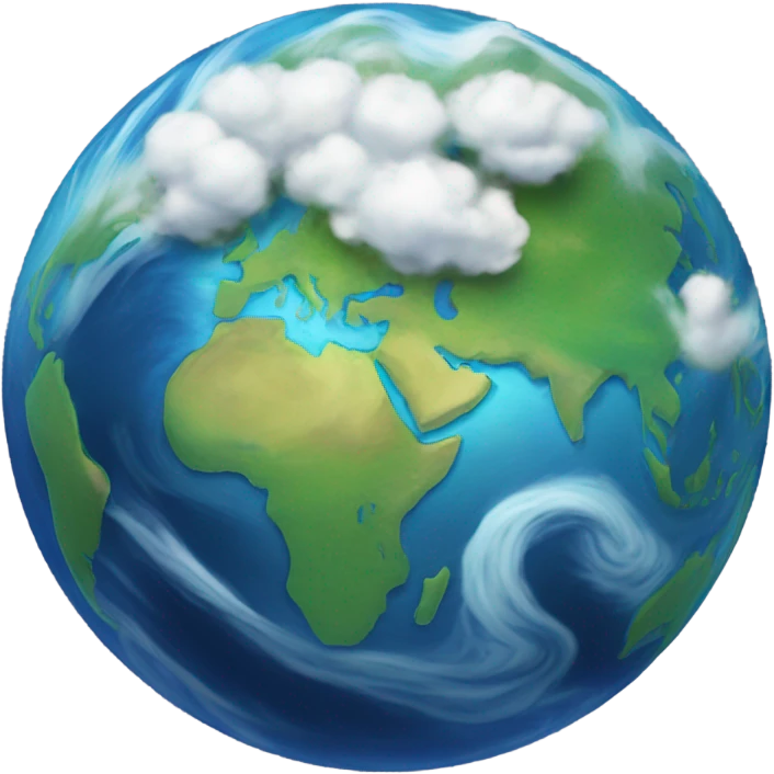 Blue planet emoji