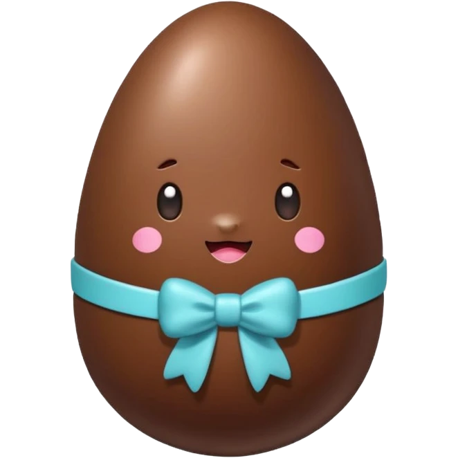 Uovo di pasqua kawaii emoji