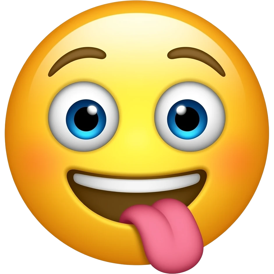 Vajaina licking imogy emoji