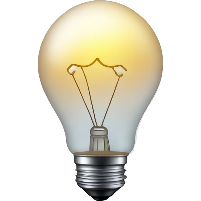 Light bulb emoji