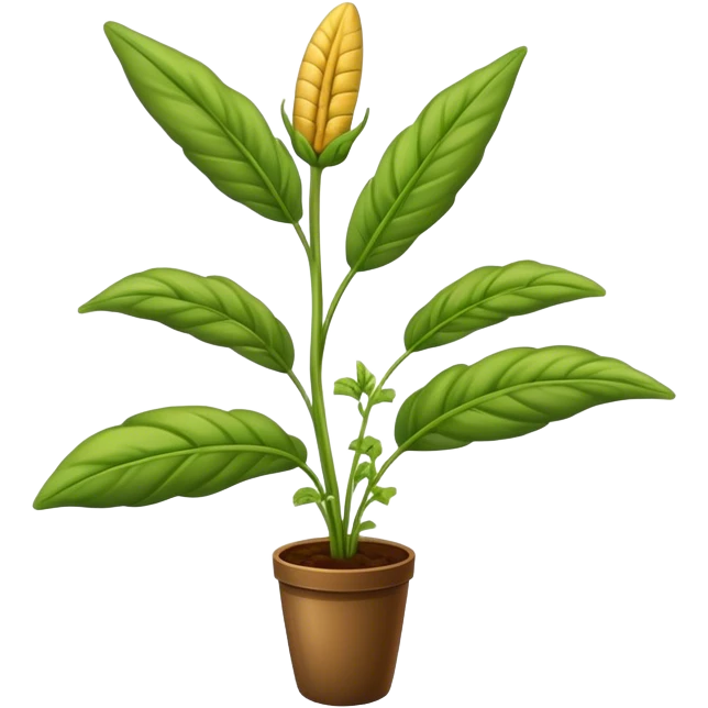 Plantain herb plant emoji