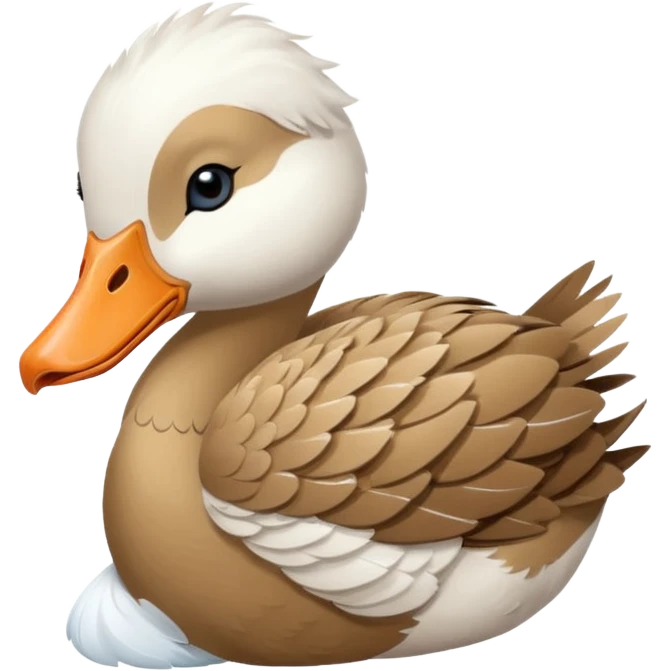 Sleepy goose emoji