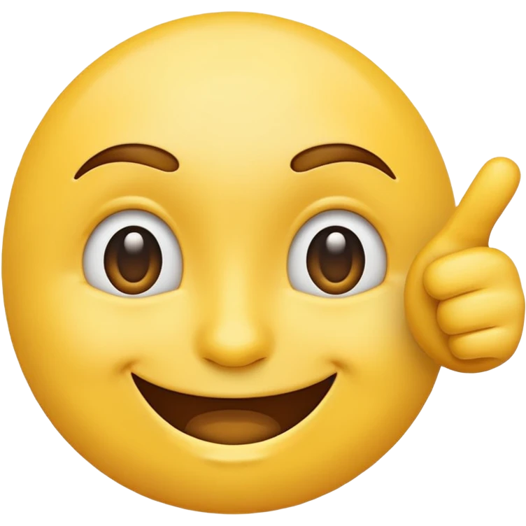 make the cool emoji pointing at the screen smiling  emoji