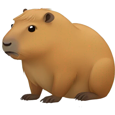 sad capybara emoji