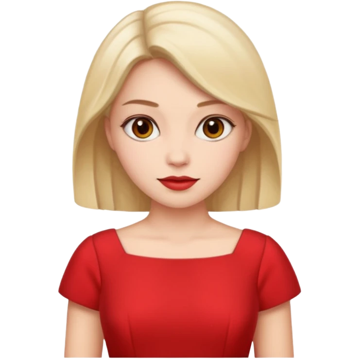 lady in red  emoji