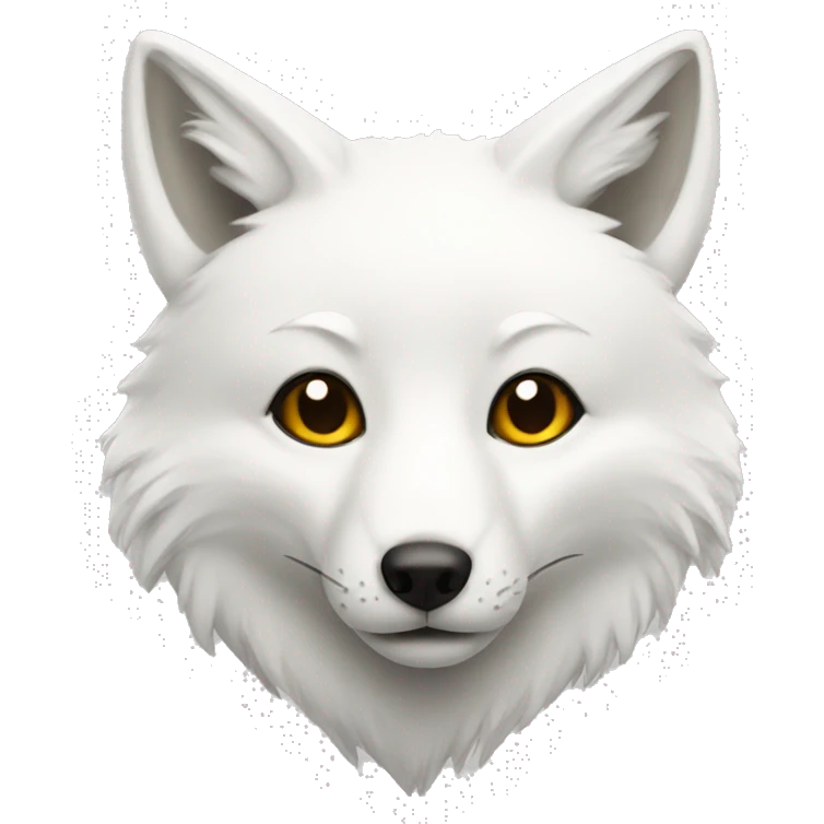 White fox emoji