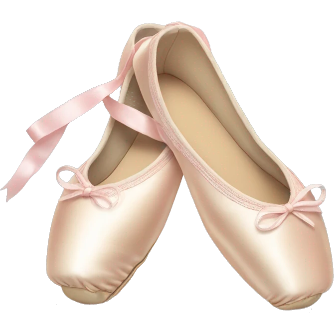 Bege ballet pointe shoes emoji