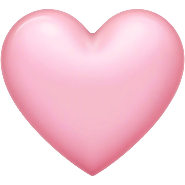 Light pink heart emoji
