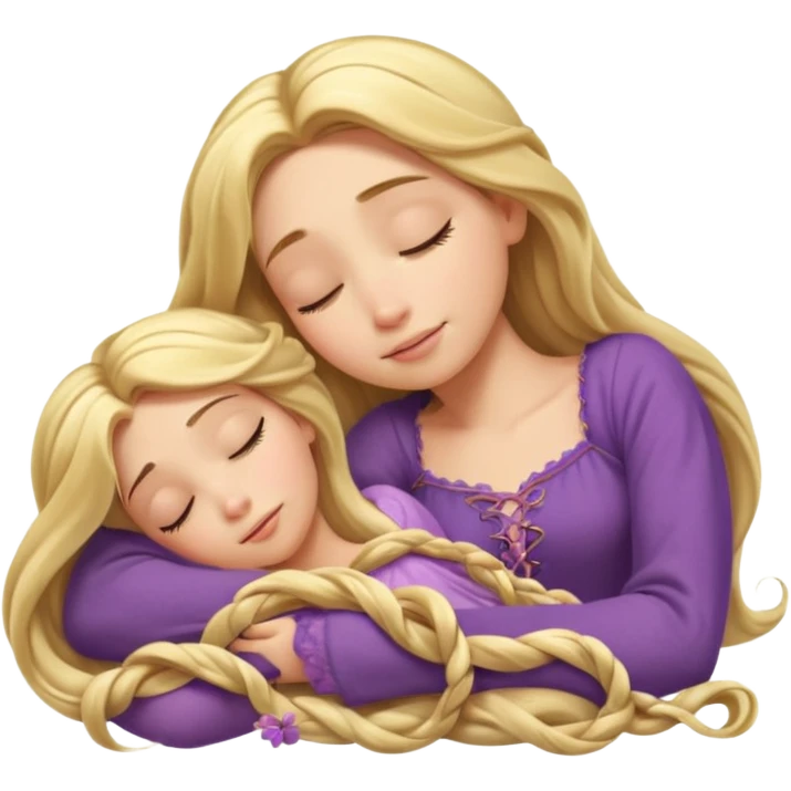 Sleeping Rapunzel (Tangled) emoji