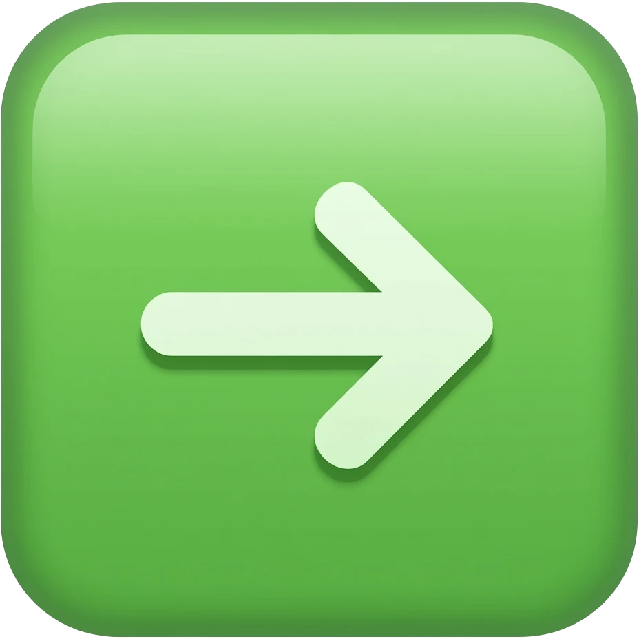 realízamelo unas flechas delgadas para seleccionar, que tengan animación de recorrido y fondo verde emoji