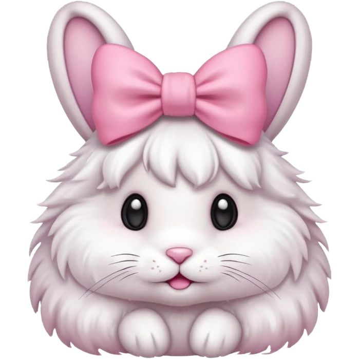 Bunny with a pink bow emoji