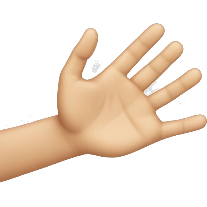 two hands with index fingertips touching emoji