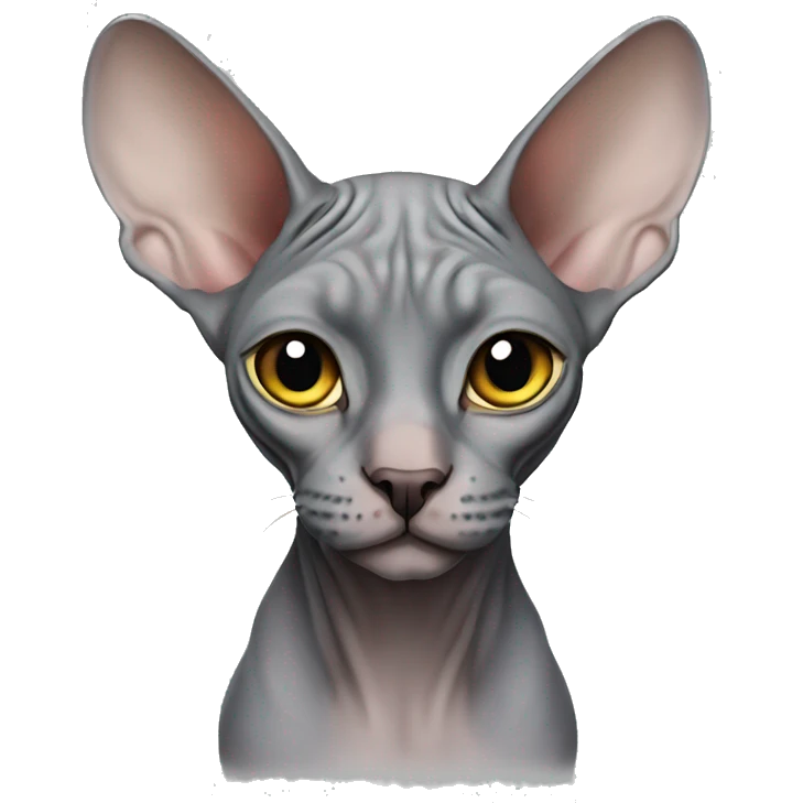 Gray Sphynx emoji