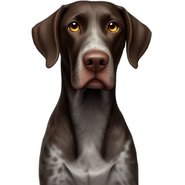 German shorthair pointer happy new year fireworks  emoji
